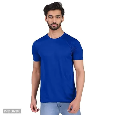 Stylish Solid T-Shirt For Men-thumb0