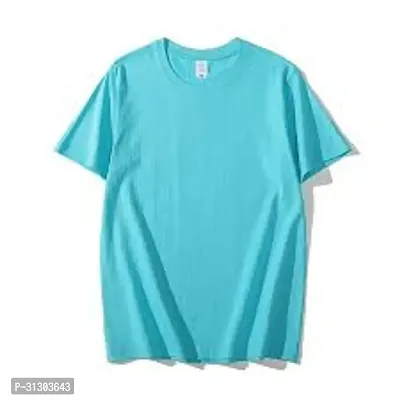 Stylish Solid T-Shirt For Men-thumb0