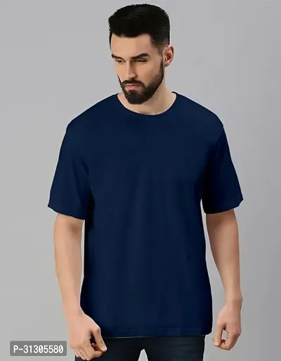 Stylish Solid T-Shirt For Men-thumb0