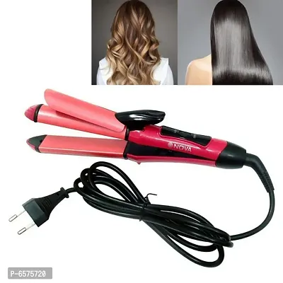Nova Professional 2in1 Hair Straightener and Hair Curler for women-NV2009, Nova 2in1 Hair Beauty Set for Women-2009.-thumb3