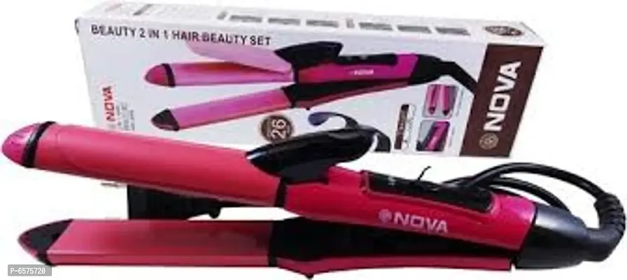 Nova Professional 2in1 Hair Straightener and Hair Curler for women-NV2009, Nova 2in1 Hair Beauty Set for Women-2009.-thumb4