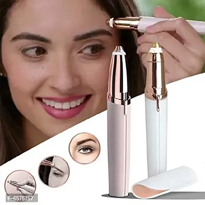 FLOWLESS BROWS, Eyebrow Hair Shaver for women,18k Gold Plated Battery Operated Eyebrow hair Remover for women. Battery not Included.-thumb3