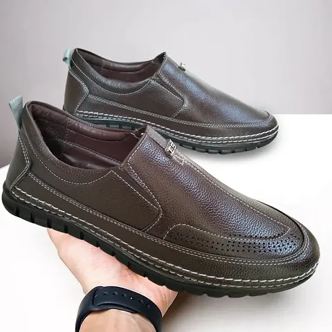 Men's Slip-on Brown Casual Shoes