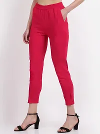 TREND LEVEL Women's Straight Pants (3XL, Pink)-thumb2