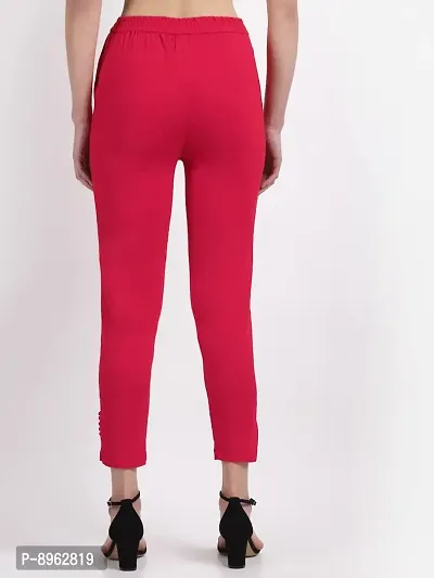 TREND LEVEL Women's Straight Pants (3XL, Pink)-thumb2