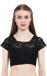 Classic Cotton Lycra Solid Blouses for Women-thumb3