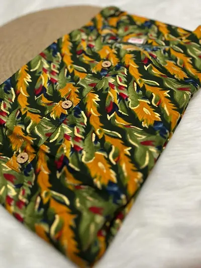 Pretty Multicoloured Printed Cotton Kurta Set