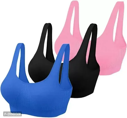 Women  s Air Bra Sports Bra Stretchable Fits Best Size-thumb0