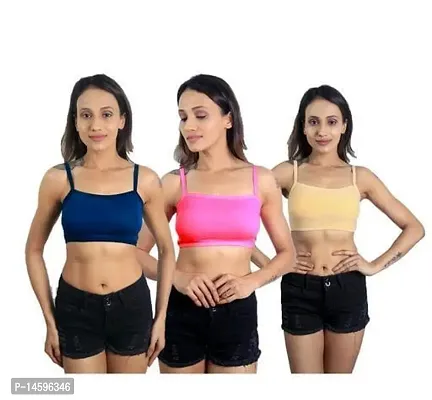 Sizzling Cotton Bras For Women Pack of 3-thumb0