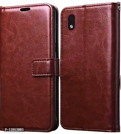Wallet Flip Case For Samsung M01 Mobile Phone Leather Flip Cover