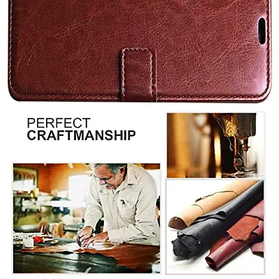 Hi Case Premium Leather Wallet Flip Cover For Vivo Y12/y15/y17/u10