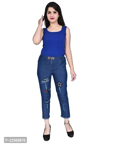 Classic Denim Lycra Jeans for Women-thumb4