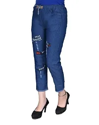 Classic Denim Lycra Jeans for Women-thumb2