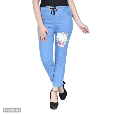Classic Denim Lycra Jeans for Women