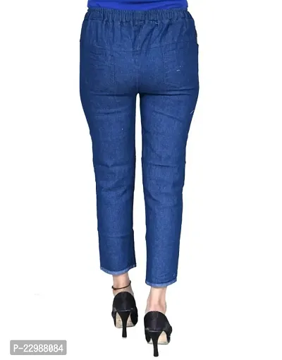 Classic Denim Lycra Jeans for Women-thumb2