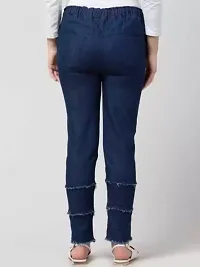 Classic Denim Solid Jeans for Women-thumb2