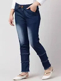 Classic Denim Solid Jeans for Women-thumb3