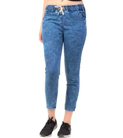 Classic Solid Jeans for Women