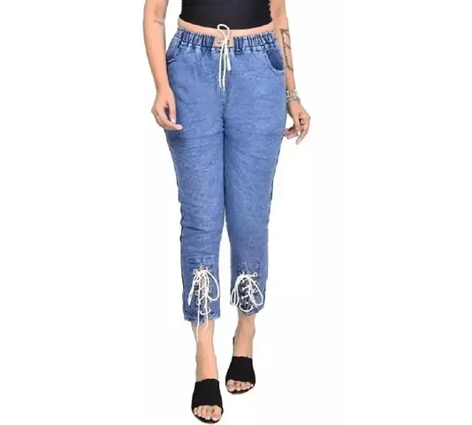 Classic Solid Jeans for Women