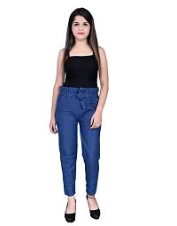 Classic Denim Solid Jeans for Women-thumb3