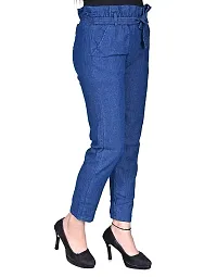 Classic Denim Solid Jeans for Women-thumb1