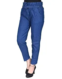 Classic Denim Solid Jeans for Women-thumb2