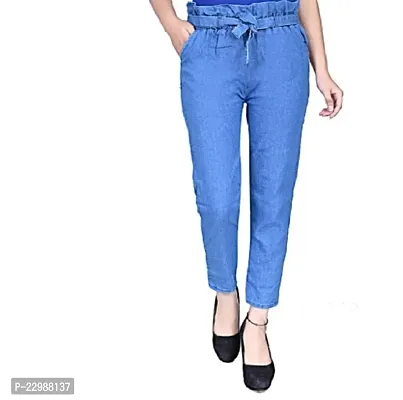 Classic Denim Solid Jeans for Women