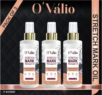 Ovalio Anti Wrinkle Repair Stretch Marks Removal,Pregnancy Stretch Mark Oil (Pack Of 3)-thumb0