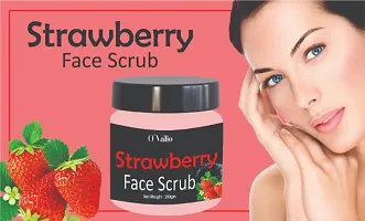 Exfoliating ,Cleansing Smooth And Brightener Skin Facial Strawberry Scrub (Pack Of 1)-thumb1