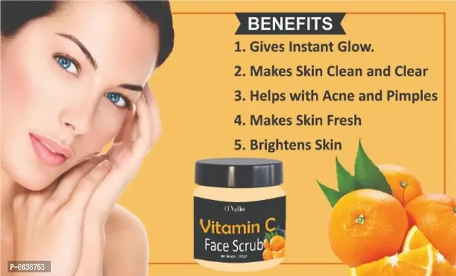 Vitamin C Face Scrub un Acne And Pimples Free Skin (Pack Of 1) Scrub-thumb3