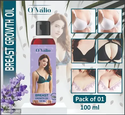 OVALIO BREAST TONER MASSAGE OIL 100% NATURAL HELPS IN GROWTH/FIRMING/INCREASE/TIGHT Women (Pack Of 1) (100 ml)-thumb0