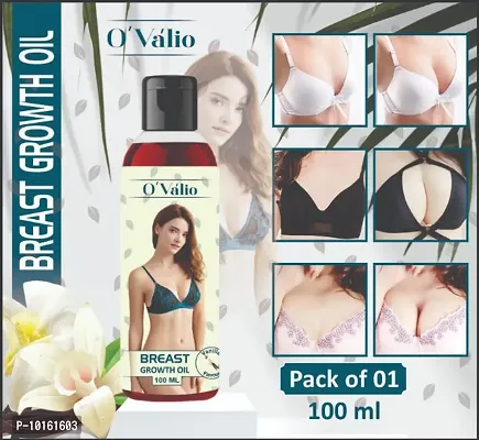 OVALIO BREAST TONER MASSAGE OIL 100% NATURAL HELPS IN GROWTH/FIRMING/INCREASE/TIGHT Women (Pack Of 1) (100 ml)-thumb0