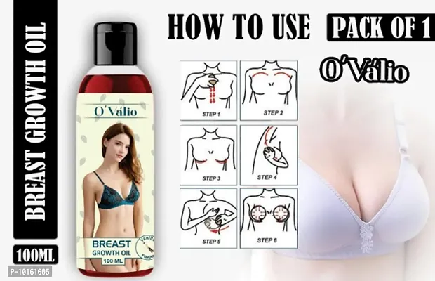 OVALIO BREAST TONER MASSAGE OIL 100% NATURAL HELPS IN GROWTH/FIRMING/INCREASE/TIGHT Women (Pack Of 3) (100 ml)-thumb2