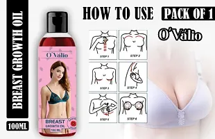 OVALIO BREAST TONER MASSAGE OIL 100% NATURAL HELPS IN GROWTH/FIRMING/INCREASE/TIGHT Women (Pack Of 1) (100 ml)-thumb1