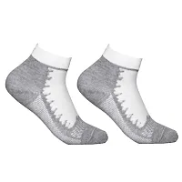 New Arrival Multicolor Cotton Self Design Ankle Length Womens Socks (Pack Of 05)-thumb2