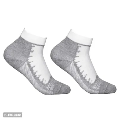 New Arrival Multicolor Cotton Self Design Ankle Length Womens Socks (Pack Of 05)-thumb3