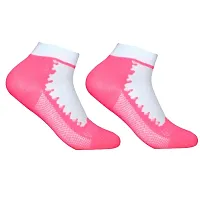 New Arrival Multicolor Cotton Self Design Ankle Length Womens Socks (Pack Of 05)-thumb4