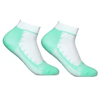 New Arrival Multicolor Cotton Self Design Ankle Length Womens Socks (Pack Of 05)-thumb3