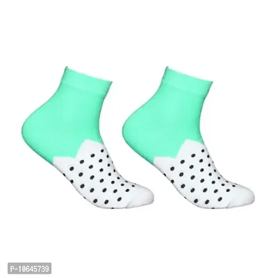 New Arrival Winter Collection Cotton Self Design Ankle Length Womens Socks (Pack Of 05)-thumb2