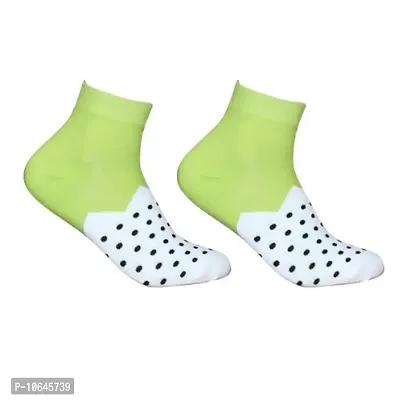 New Arrival Winter Collection Cotton Self Design Ankle Length Womens Socks (Pack Of 05)-thumb3