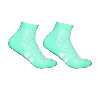 Attractive New Design Multicolor Cotton Self Design Ankle Length Womens Socks (Pack Of 05)-thumb3