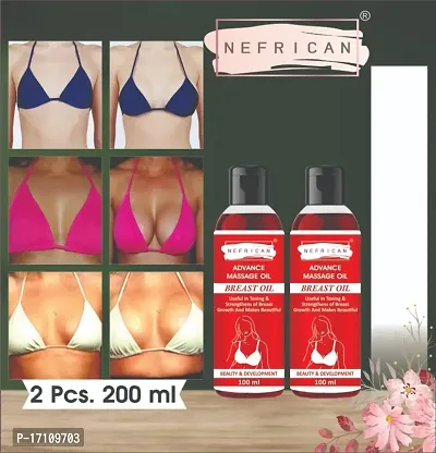 NEFRICAN BREAST MASSAGE OIL (Pack Of 3) (100 ml)