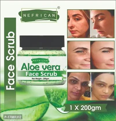 Aloe Vera Face and Body Scrub Promotes Cell Regeneration for Face Scrub (Pack Of 1)(200 gm)