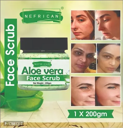 Aloe Vera Face and Body Scrub Promotes Cell Regeneration for Face Scrub (Pack Of 1)(200 gm)