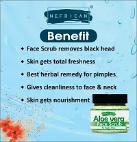 Aloe Vera Face and Body Scrub Promotes Cell Regeneration for Face Scrub (Pack Of 1)(200 gm)-thumb2