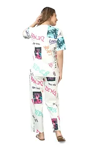 Casual winter Hot Printed Colorful Top  Payjama Night Wear Set (Size :M , L , XL , XXL)-thumb4