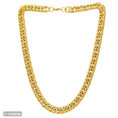 Fashio Accessories Gold Plated Chain for Men, Women  Girls (GOLD-KADI-04)