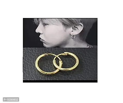 A-One Collection Earring 3 cm 18K Gold Plated (Bali) for Women-thumb2