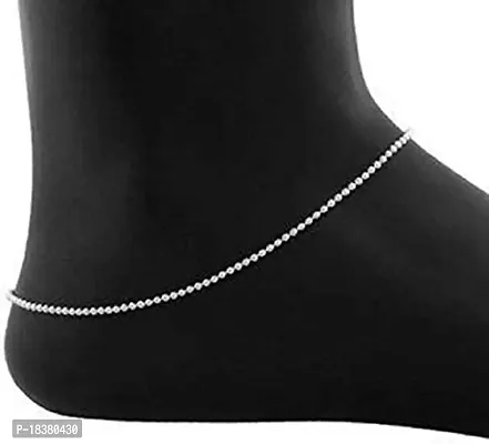 Fashion Accessories Silver Anklet for Women free toering-thumb2