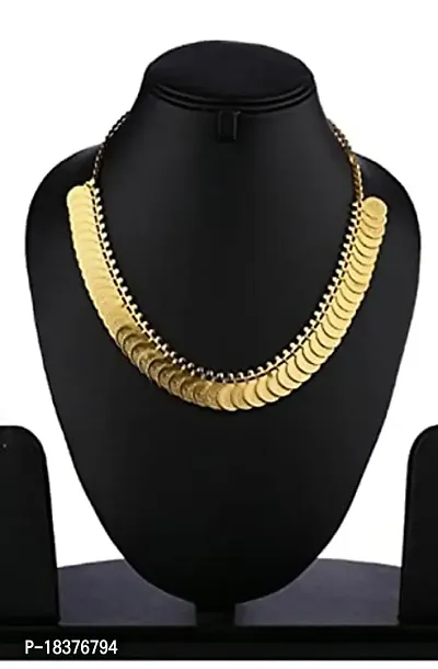 fashion accessories Chain Gold-plated Base Metal Necklace Set for Women  Girls Long Chain-thumb3